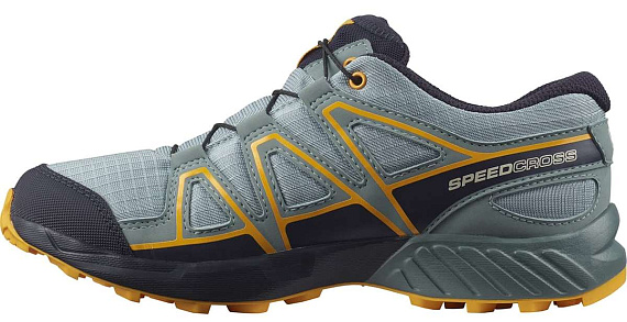 Кроссовки детские Salomon Speedcross CSWP Slate/Night Sky/Saffron - Фото 3 большая