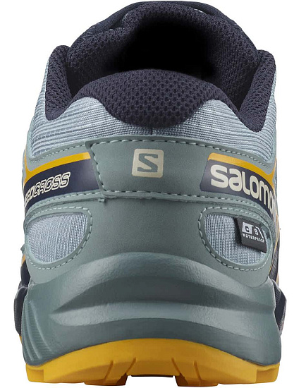 Кроссовки детские Salomon Speedcross CSWP Slate/Night Sky/Saffron - Фото 4 большая