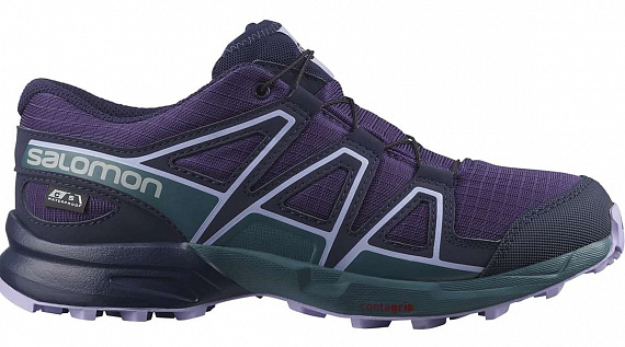Кроссовки детские Salomon Speedcross CSWP Grape/Mallard Blue/Lavender - Фото 1 большая