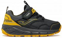 Кроссовки детские Joma Tundra Чёрный/Флуоресцентный шафран