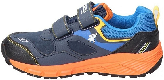 Кроссовки детские Joma Shock JR Kids Тёмно-синий/Оранжевый - Фото 4 большая
