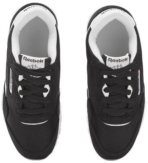 Кроссовки детские Reebok Cl Nylon Черный/Белый - Фото 3 большая