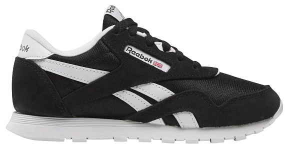 Кроссовки детские Reebok Cl Nylon Черный/Белый - Фото 1 большая