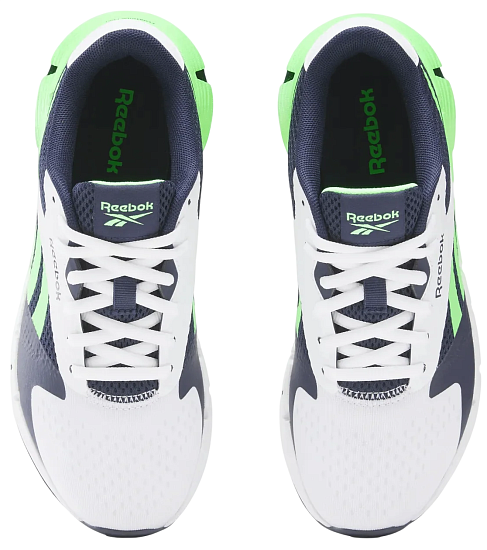 Кроссовки детские Reebok Zig Dynamica 5 Белый/Синий/Зеленый - Фото 3 большая