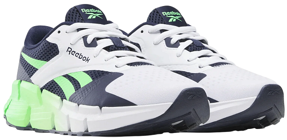 Кроссовки детские Reebok Zig Dynamica 5 Белый/Синий/Зеленый - Фото 5 большая