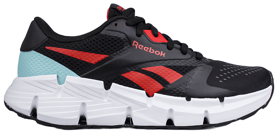 Кроссовки детские Reebok Zig Dynamica 5 Черный/Красный/Голубой - Фото 1 большая