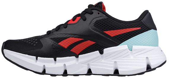 Кроссовки детские Reebok Zig Dynamica 5 Черный/Красный/Голубой - Фото 2 большая