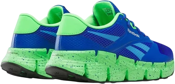 Кроссовки детские Reebok Zig Dynamica 5 Голубой/Зеленый - Фото 2 большая