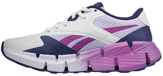 Кроссовки детские Reebok Zig Dynamica 5 Серый/Сиреневый/Фиолетовый - Фото 2 большая