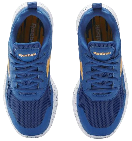 Кроссовки детские Reebok Rush Runner 5 Голубой/Оранжевый/Белый - Фото 5 большая