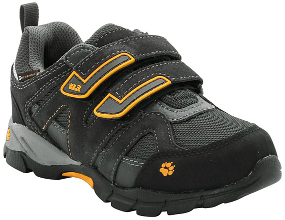 Ботинки детские Jack Wolfskin VOLCANO TEXAPORE VC LOW Burly Yellow 26-30 - Фото 4 большая
