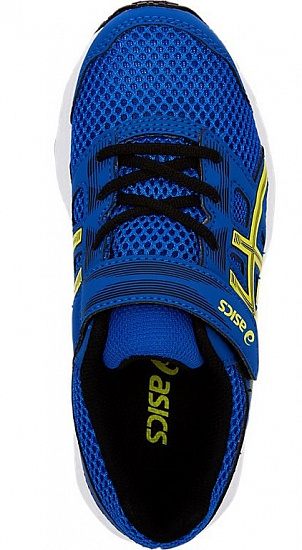 Кроссовки детские ASICS Contend 5 PS Illusion Blue/Lemon Spark - Фото 4 большая