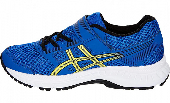 Кроссовки детские ASICS Contend 5 PS Illusion Blue/Lemon Spark - Фото 8 большая