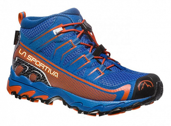 Ботинки детские La Sportiva Falkon GTX Marine Blue/Lily Orange - Фото 1 большая