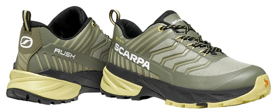 Кроссовки детские Scarpa Rush Gtx-Y Sage/Dusty Yellow - Фото 7 большая