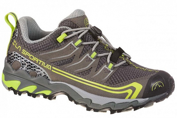 Ботинки детские La Sportiva Falkon Low Carbon/Apple Green - Фото 1 большая