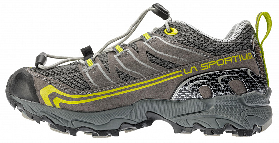 Ботинки детские La Sportiva Falkon Low Carbon/Apple Green - Фото 6 большая