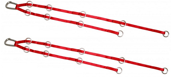 Лесенки Krukonogi Standart 2*(4+5) (Aluminium-dyneema) - Фото 1 большая