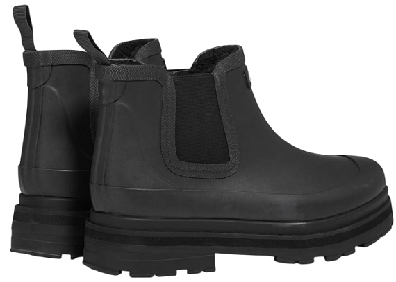 Сапоги женские Aigle Soft Rain Fur Noir - Фото 3 большая