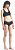 Топ женский Icebreaker Sprite Racerback Bra Black/Black - Фото 5 малая