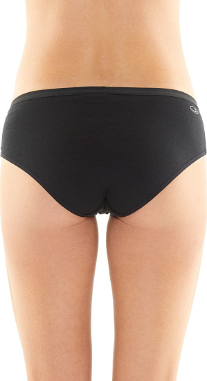 Трусы женские Icebreaker Siren Hipkini Black - Фото 2 большая