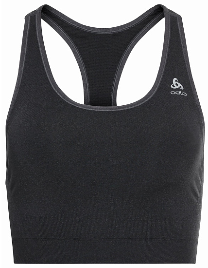 Топ женский Odlo Sports Bra Seamless Medium Ceramicool Черный - Фото 1 большая