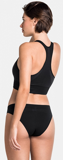 Топ женский Odlo Seamless Medium Черный - Фото 4 большая