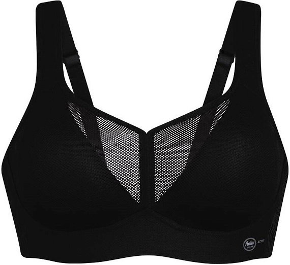 Топ женский Anita Active Air ControlX Чёрный - Фото 1 большая