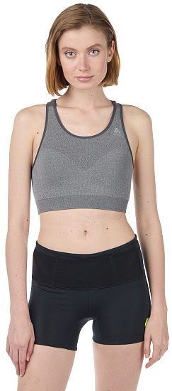 Топ женский Odlo Seamless Medium Ceramicool Серый Меланж - Фото 2 большая