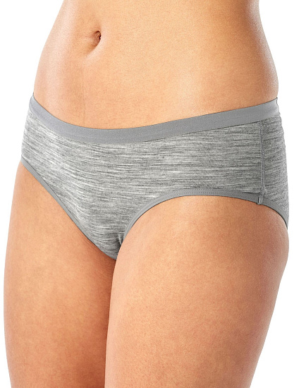Трусы женские Icebreaker Siren Hipkini Metro Hthr - Фото 2 большая