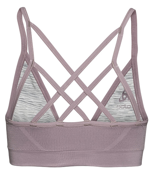 Топ женский Odlo Seamless Soft Quail/Grey Melange - Фото 2 большая