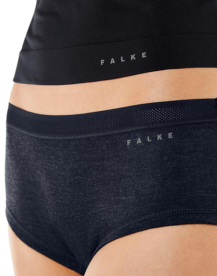 Трусы женские Falke Panties Silk-Wool Синий - Фото 3 большая