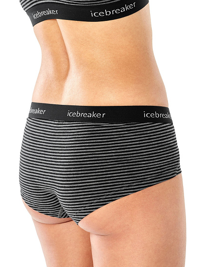 Трусы женские Icebreaker Sprite Hot pants Gritstone Hthr - Фото 5 большая