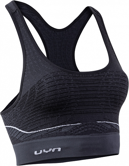 Топ женский UYN Motyon Uw Bra High Support Blackboard/White - Фото 3 большая