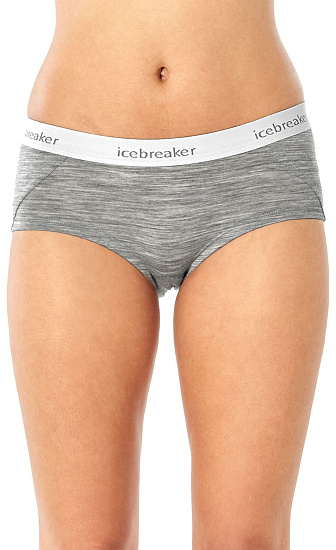 Трусы женские Icebreaker Sprite Hot Pant Metro Hthr - Фото 2 большая