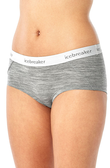 Трусы женские Icebreaker Sprite Hot Pant Metro Hthr - Фото 5 большая