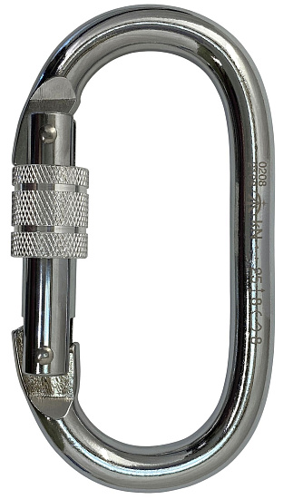 Карабин Vertical Овал стальной - Фото 1 большая