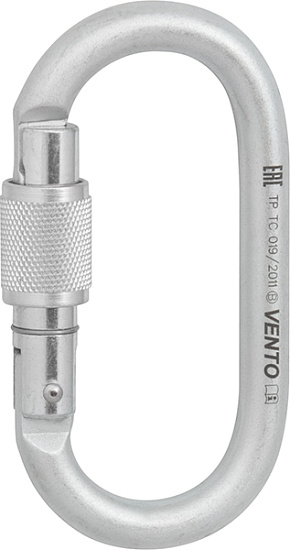 Карабин стальной Vento Овал - Фото 1 большая