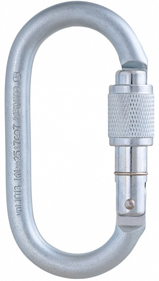 Карабин Vento Стальной овал с муфтой - Фото 1 большая