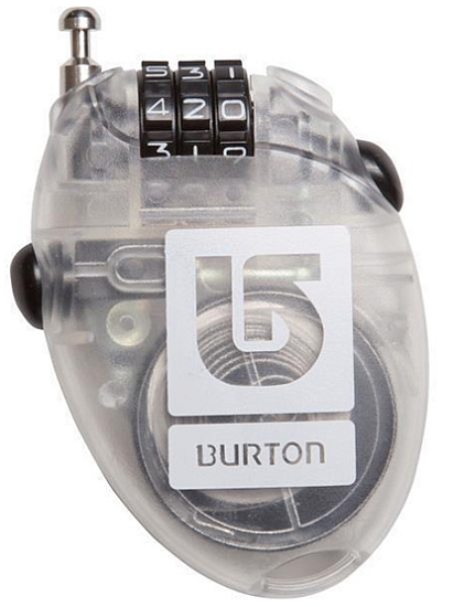 Замок Burton Cable Lock Clear - Фото 1 большая