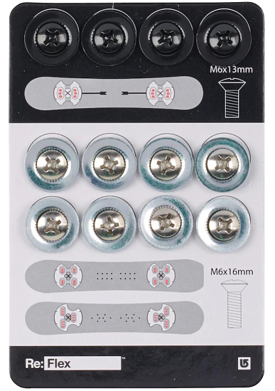Болты Burton M6 Hardware Replace Silver - Фото 1 большая