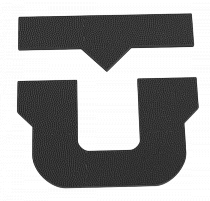 Наклейка на сноуборд Union U Stomp Black