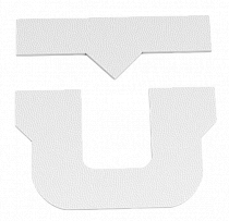 Наклейка на сноуборд Union U Stomp White