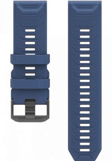 Силиконовый ремешок Coros Vertix 2 Navy - Фото 1 большая