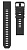 Силиконовый ремешок Coros Vertix Black - Фото 1 малая