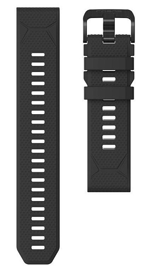 Силиконовый ремешок Coros Vertix Black - Фото 1 большая