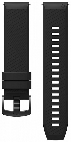 Силиконовый ремешок Coros Apex - 42 mm Black - Фото 1 большая