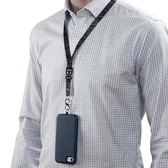 Фиксатор для телефона Nite Ize Hitch Phone Anchor+Lanyard Black - Фото 7 большая
