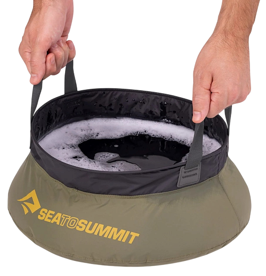 Ведро Sea to Summit Kitchen Sink RCS Brown - Фото 4 большая