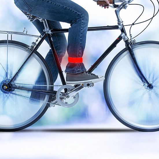 Светодиодный маркер Nite Ize SlapLit™ Rechargeable LED Slap Wrap Red - Фото 4 большая